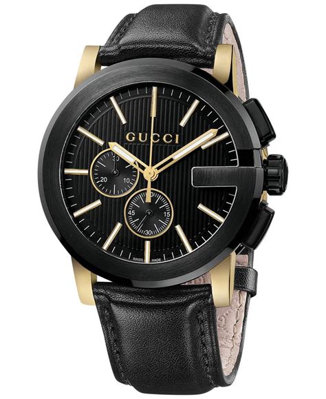 mens gucci watch macys|gucci watch for men black.